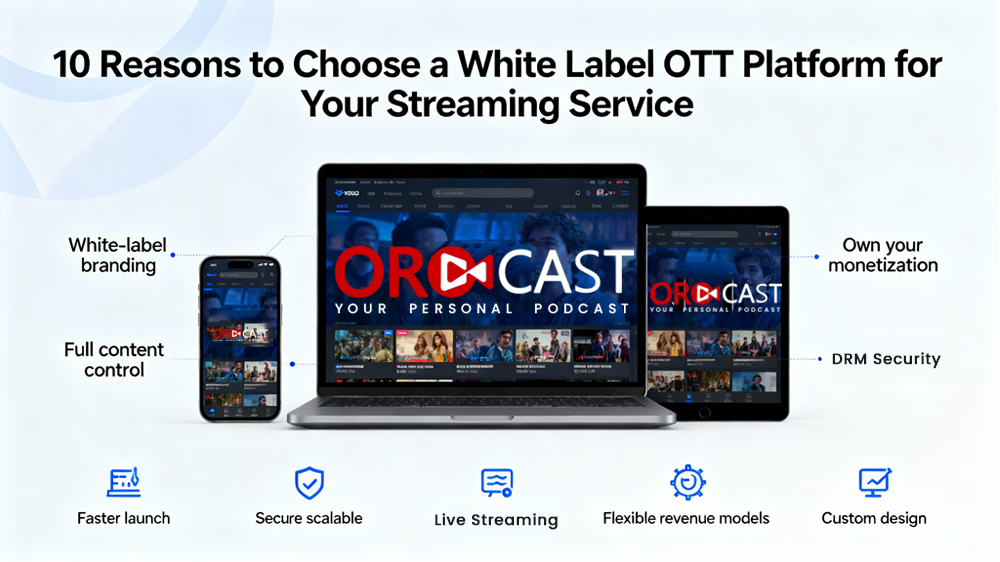 10 Reasons to Choose a White Label OTT Platform for Your Streaming Service